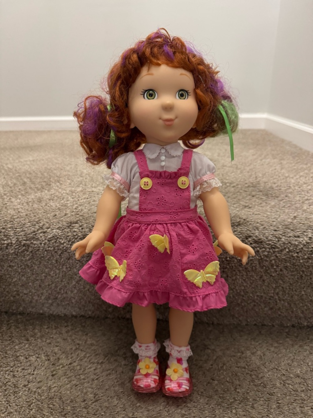 Exquisite Fancy Nancy Doll 18" Jakks Pacific Butterflies 2008 *Doll only